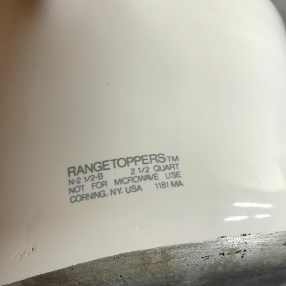 Vintage Corningware Rangetoppers Blue Cornflower 2.5 Quart Saucepan N-2 1/2-B - Picture 5 of 5